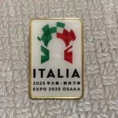 ★激レア・非売品★　大阪関西万博イタリア館　金　VIP 専用ピンバッジ 大阪関西万博 (非売品) 激レア イタリア館スタッフ VIP 専用ピンバッジ