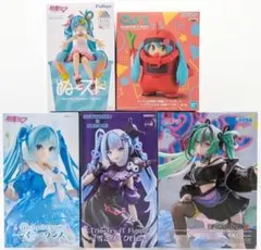 初音ミク 雪ミク クロミ ガンダム パンク ぬスト トライト フィギュア5点