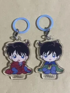 名探偵コナン ふらっとめじるしアクセサリー ちぢませ隊ver 工藤新一 2個