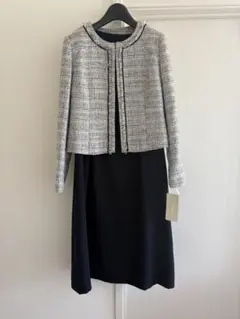 新品 未使用 ツイードジャケット ワンピース セット 入学式 卒業式 結婚式