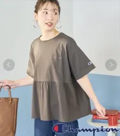 フリークスストア　Champion チャンピオン ペプラム Tシャツ 別注のサムネイル