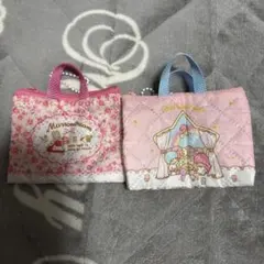 サンリオレトロレッスンバッグミニキーホルダー 2点セット