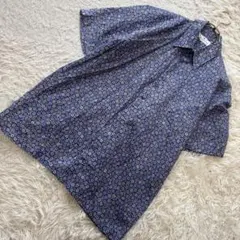 PIERRE BALMAIN 柄シャツ パープル M オシャレ 羽織り 総柄のサムネイル