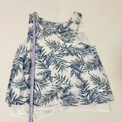ノースリーブ　トップス M ボタニカルのサムネイル