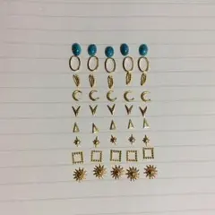 ネイルパーツ45個セット 2種類変更できます