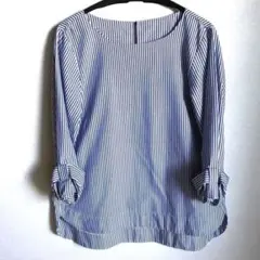 レディース　カットソー　七分袖　シャツ