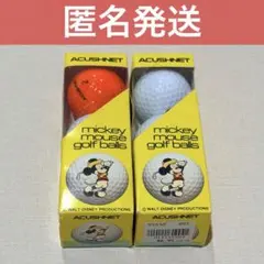 レア★ヴィンテージ ミッキーマウス ゴルフボールTitleist【３個入×２】