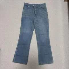 ストレートデニムパンツ ライトブルー