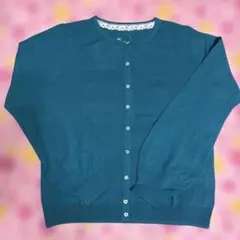 新品★earth music＆ecology★カーディガングリーンM