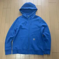 Carhartt ジップアップパーカー ブルー Mのサムネイル