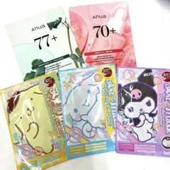 Anua & Sanrio　シートマスク 5枚セット