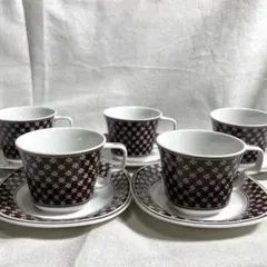 日本製　Noritake Versatone ティーカップ5個セット