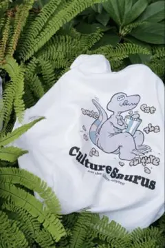 anytee Culture Saurus Tee ホワイト Tシャツ　XL