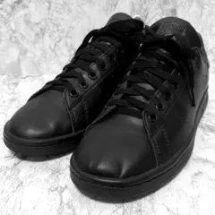 極美品■adidas【25.5】STAN SMITH レザー　トリプルブラック