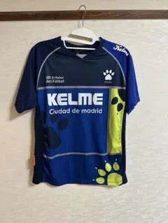 KELME サッカーシャツ ネイビー×ブルー　Lサイズ