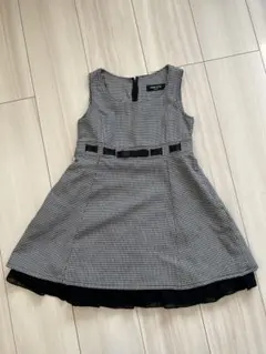 COMME CA ISM チェック柄 ワンピース 110