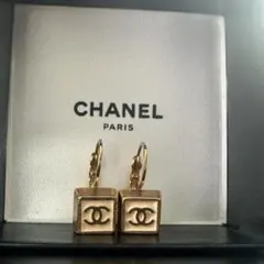 シャネル☆CHANEL ピアス片耳　スクエア 2025年最新】シャネルスクエアピアスの人気アイテム - メルカリ
