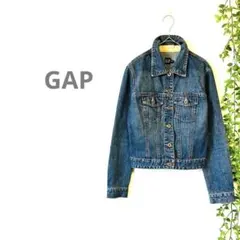 【GAPギャップ】Ｇジャン　デニムジャケット　ブルー　XS 大人可愛い　女っぽのサムネイル