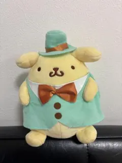 ポムポムプリン　タキシード　ぬいぐるみ