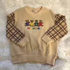 【美品/60％off】mikihouse/ミキハウス くまトレーナー/110cm