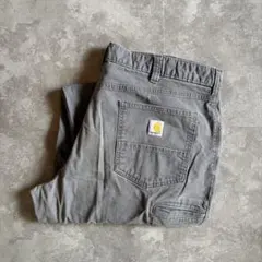 Carhartt RELAXED FIT ワークパンツ グレー W42 L32