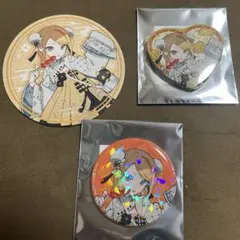 鏡音リン 4点セット 缶バッジ カード 望月けい ツリービレッジカフェ