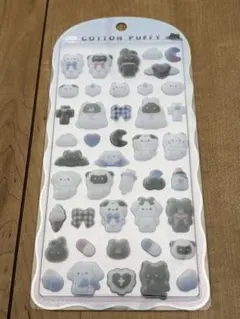 コットンパフィー シール