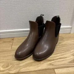 AIGLE サイドゴア　レインブーツ　ブラウン