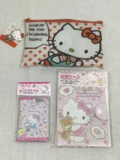 サンリオ ハローキティ ポーチとケース 3点セット