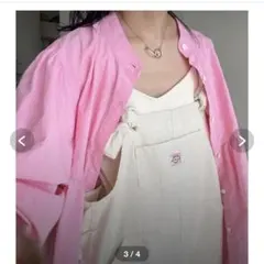 SeaRoomlynn コットンwashギャザーシャツ　ピンクのサムネイル