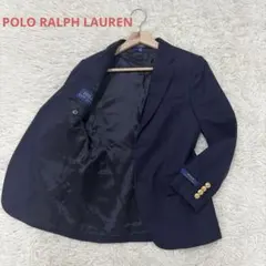 極美品✨現行　ポロラルフローレン　紺ブレ　金ボタン　ネイビー　150cm