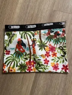 レア　LESportsac レスポートサック　ポーチ　ハワイ柄