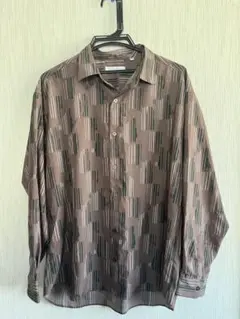 THE SHOP TK レギュラーフィット柄シャツ