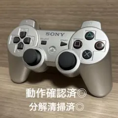 動作確認済◎プレステ3DUALSHOCK 3 ワイヤレスコントローラー シルバー