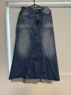 デニムブルー ロングスカート