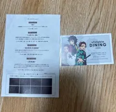 ヒロマ　ショップカード メニュー　ufotable dining