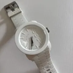 DIESEL ホワイト アナログ時計