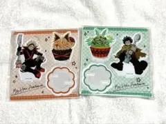 ヒロアカ オープンスクール アクリルスタンドカップケーキ 緑谷出久 爆豪勝己