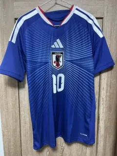 adidas サッカー日本代表 堂安律 10番 ユニフォーム　XLのサムネイル