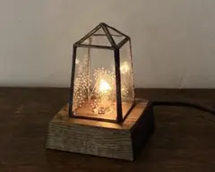 美品】長野深雪／雪ガラス フロアライト＆ウォールミラー セット