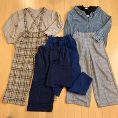 女の子　トップスボトムス6点まとめ売り　160　ワイドパンツ　おまけ付き