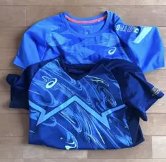 ASICS バレーボールシャツ 2点セット