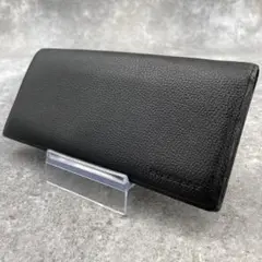 【美品】BURBERRY バーバリー　長財布　黒　ブラック　レザー　ノバチェックのサムネイル