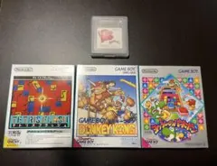 ゲームボーイソフト4本セット ドンキーコング ヨッシーのパネポン テトリス