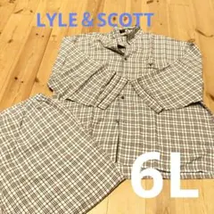 Lyle & Scott チェック柄パジャマ 6L