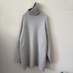 ZARA ビッグシルエット　タートルニット