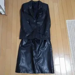 ブラックレザー セットアップ