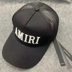 AMIRI ブラック トラッカーキャップ