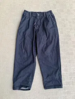 GU デニムキャロットパンツ インディゴ Mサイズのサムネイル