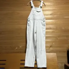 最終値下げ　ホワイト サロペット レディース　Ｌサイズ